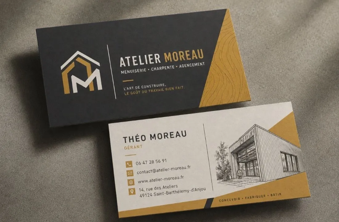 Atelier Moreau — carte de visite