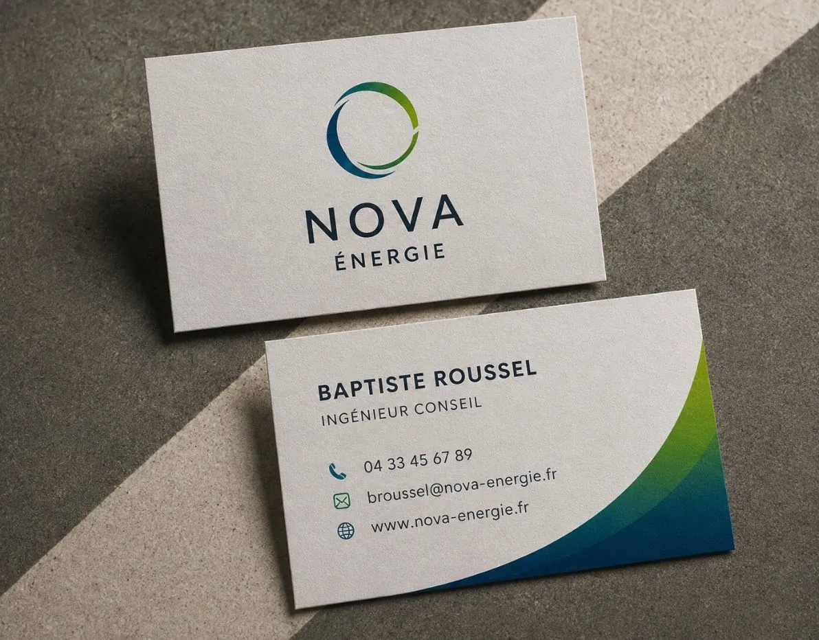 Nova Énergie — carte de visite