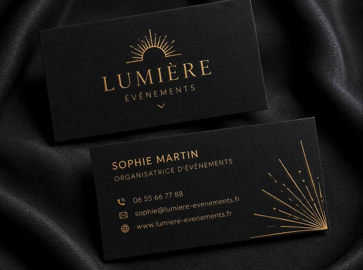 Lumière Événements — carte de visite