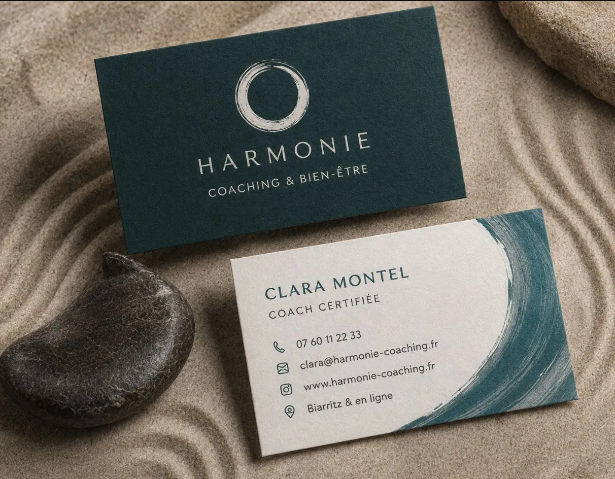 Harmonie Coaching & Bien-être — carte de visite