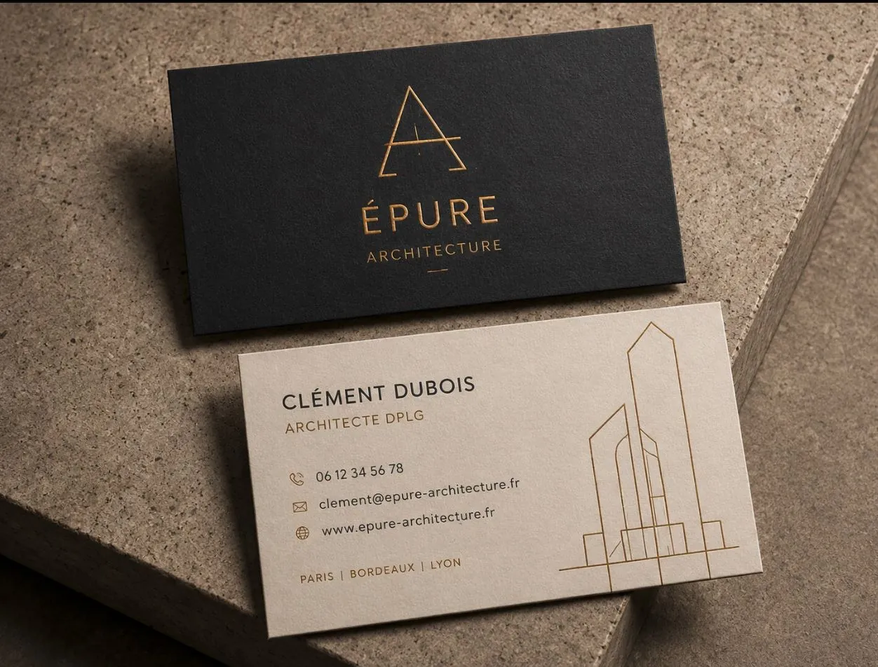 Épure Architecture — carte de visite