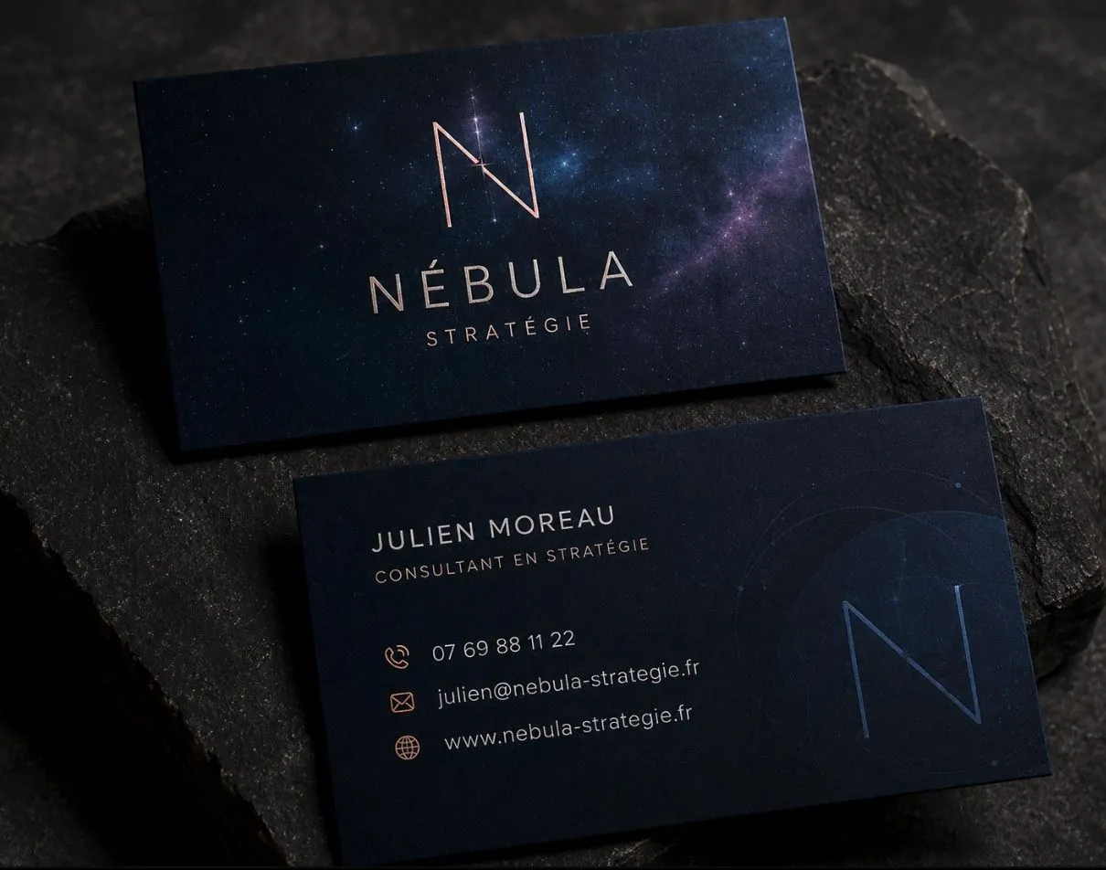 Nébula Stratégie — carte de visite