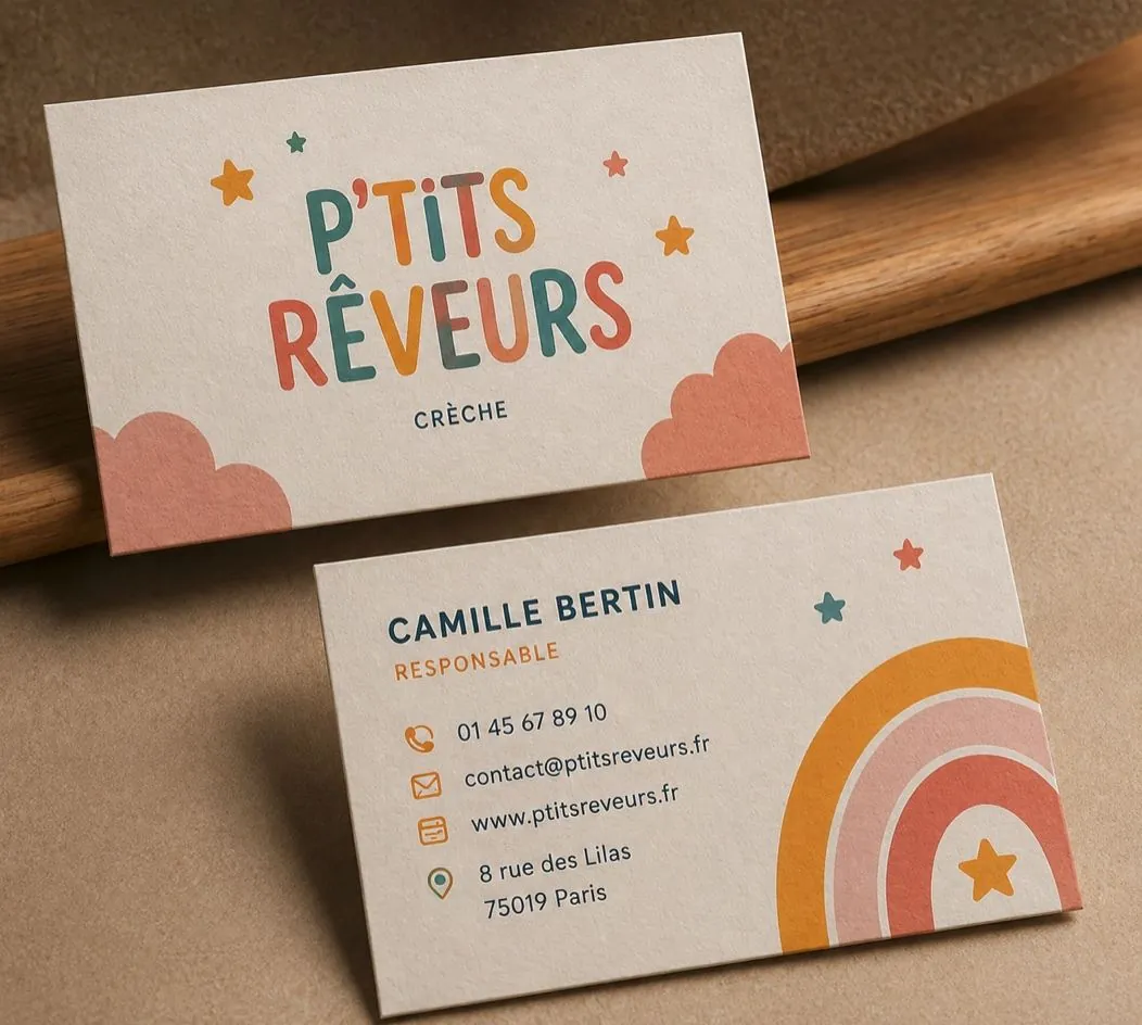 P'tits Rêveurs — carte de visite