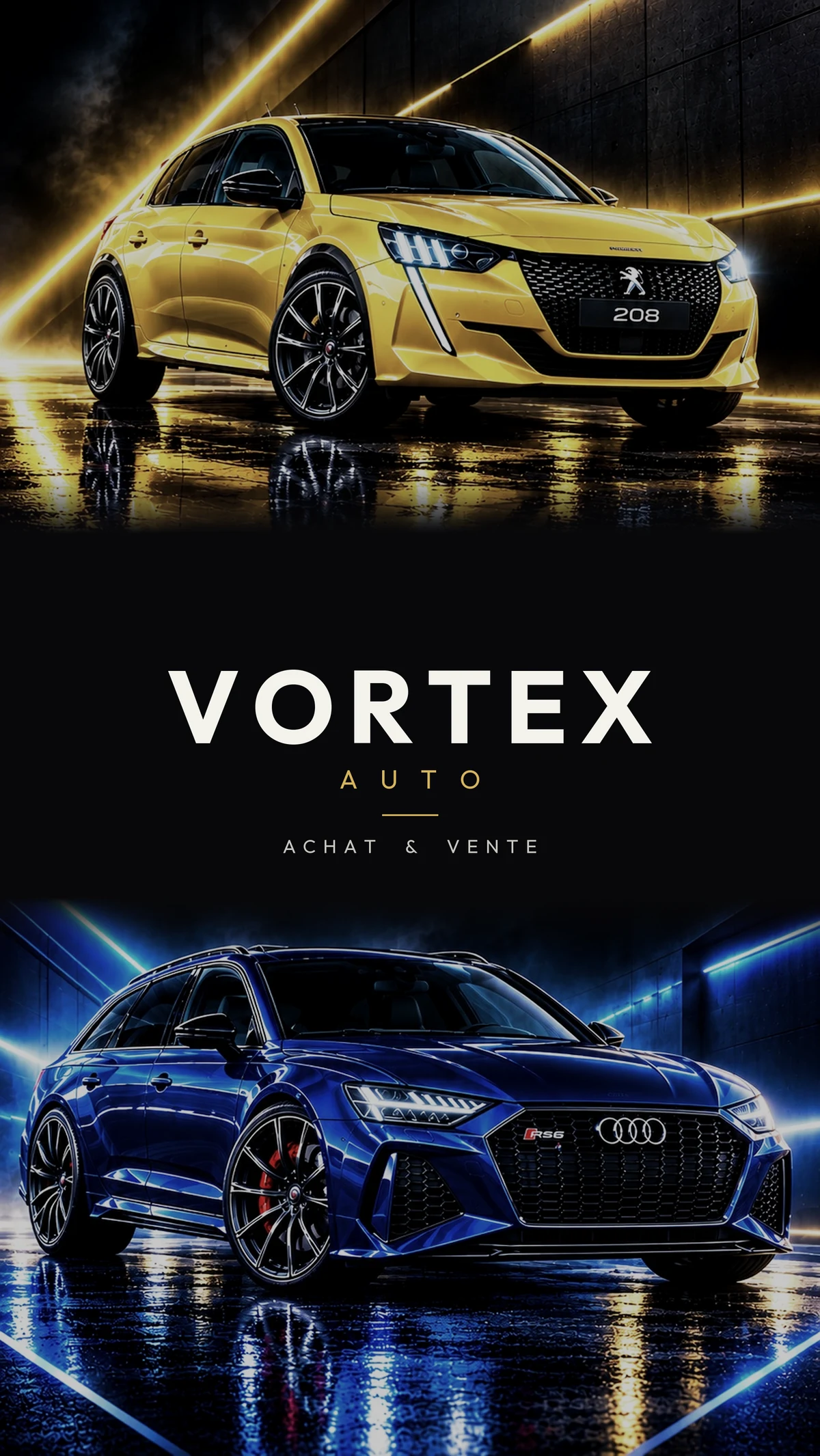 Vortex Auto — flyer achat & vente