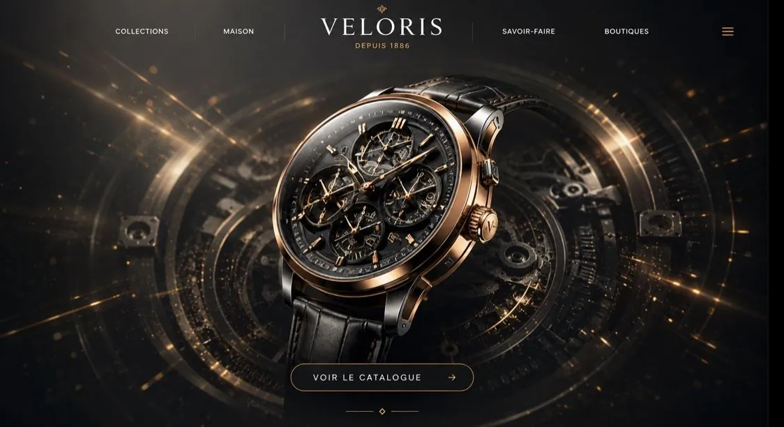 Veloris — site internet