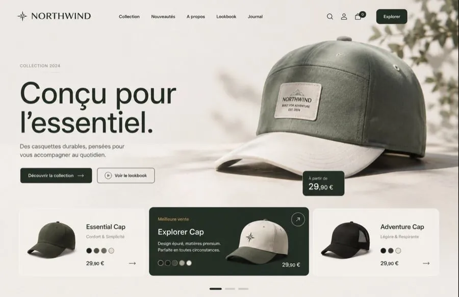 Northwind — site internet